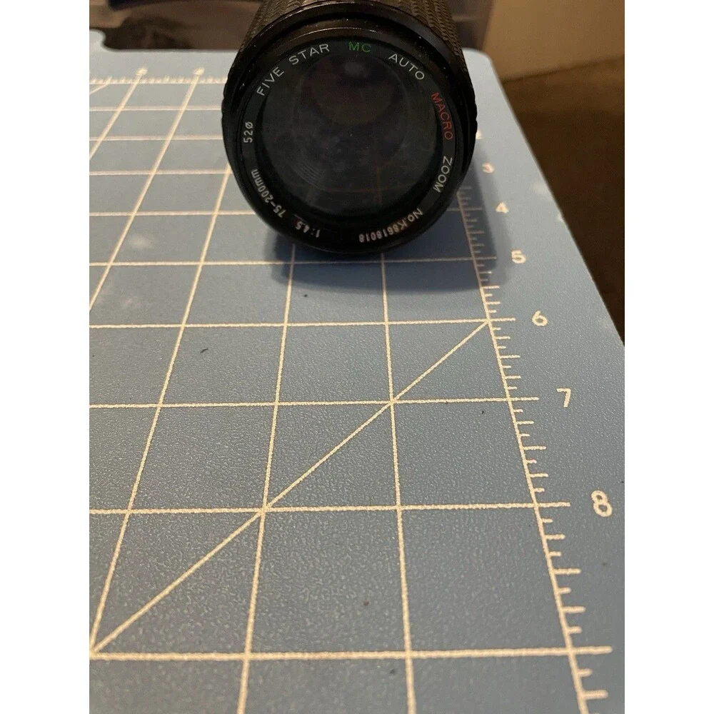 Five Star MC Auto Macro Zoom Lens 1:4.5 75-200mm No.K8507109 Pre-Owned Untested